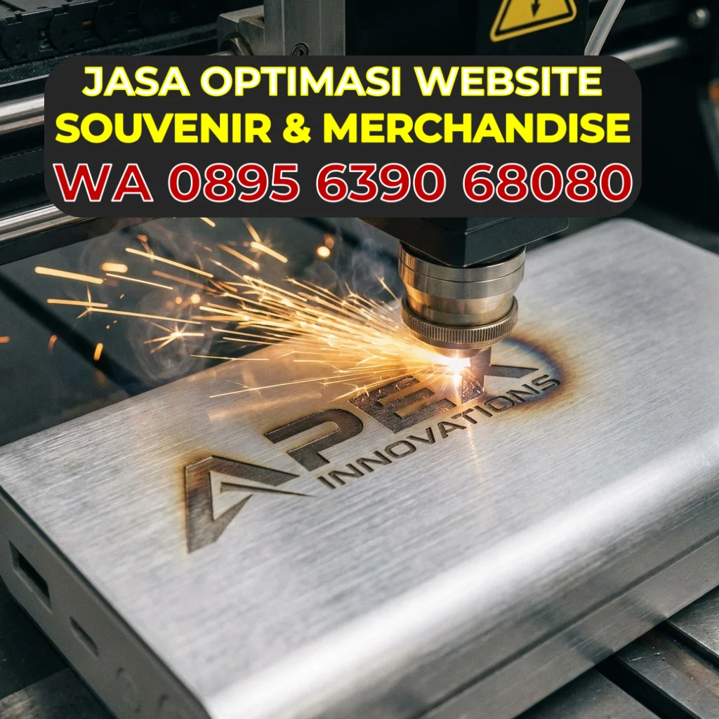 Detail Proses Laser Engraving Logo pada Powerbank Metal